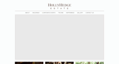 Desktop Screenshot of hollyhedge.com