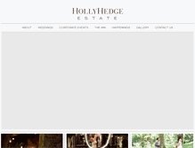 Tablet Screenshot of hollyhedge.com